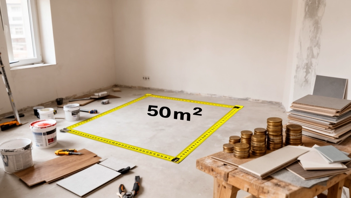 cena remontu mieszkania 50m2