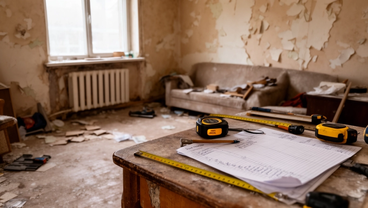 od czego zacząć remont mieszkania w bloku