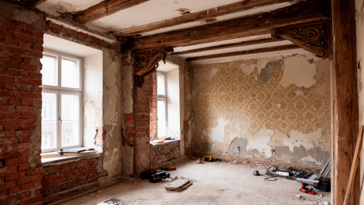 remont mieszkania w kamienicy gdańsk