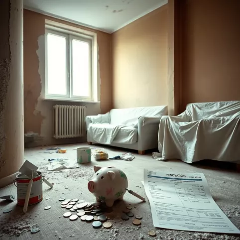 Brak pieniędzy na remont mieszkania