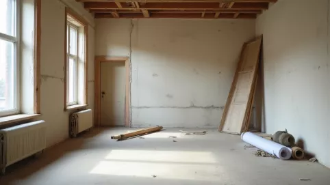 Perspektywa mieszkania do remontu