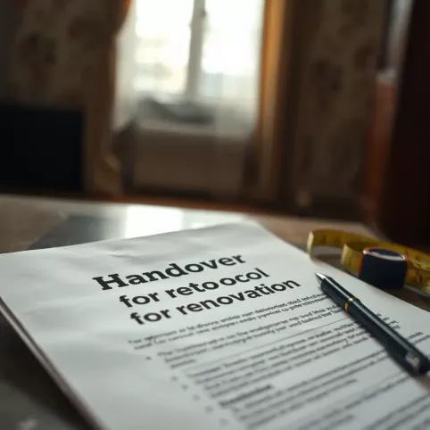 Protokół przekazania mieszkania do remontu